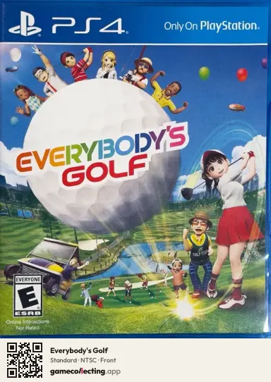 Everybody's Golf PlayStation 4, NTSC box front