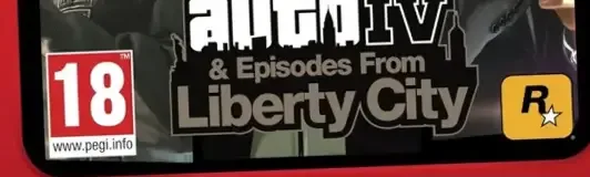 Grand Theft Auto IV, the PEGI square on its front