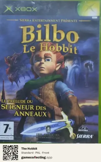 The Hobbit Xbox, PAL box front