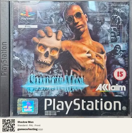 Shadow Man PlayStation, PAL box front