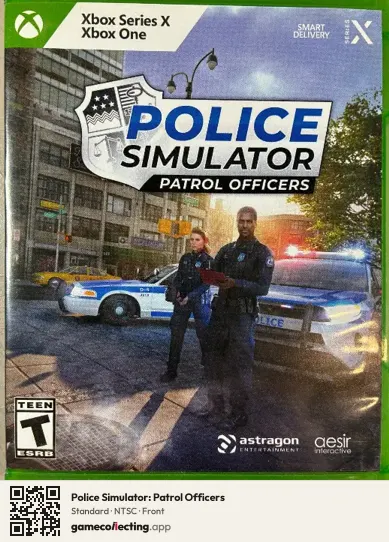 Police Simulator: Patrol Officers Xbox Series X, NTSC box front