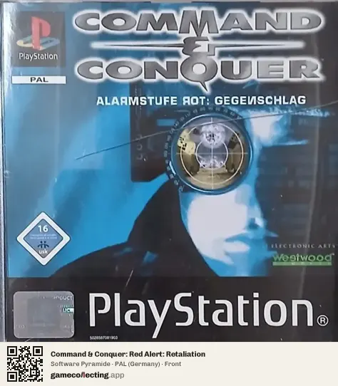 Command & Conquer: Red Alert: Retaliation PlayStation, Germany box front