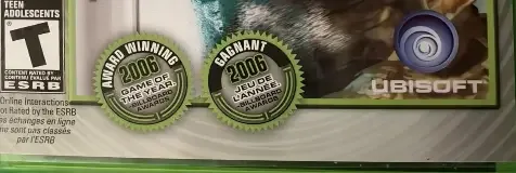 Tom Clancy's Ghost Recon: Advanced Warfighter, the ESRB box on its front
