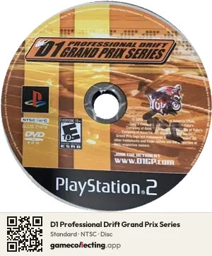 D1 Professional Drift Grand Prix Series PlayStation 2, NTSC disc