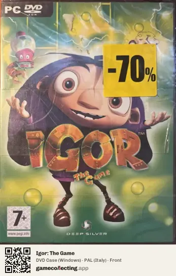 Igor: The Game Computer, Italy box front