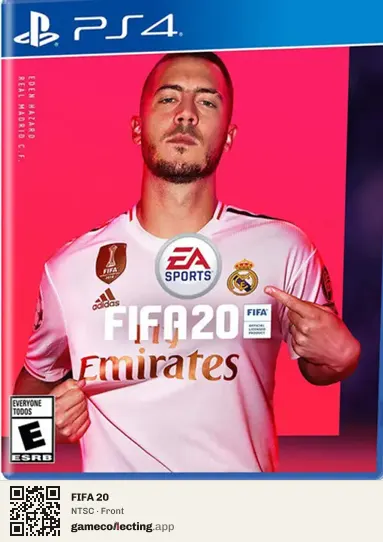 FIFA 20 PlayStation 4, NTSC box front