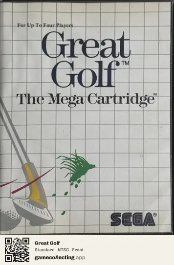 Great Golf Sega Master System, NTSC box front