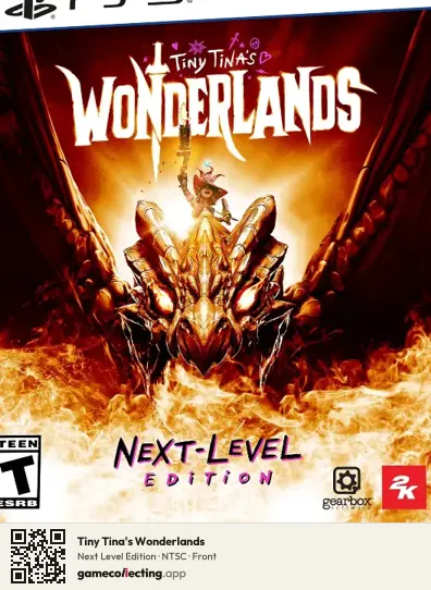 Tiny Tina's Wonderlands PlayStation 5, NTSC box front