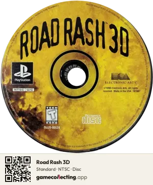 Road Rash 3D PlayStation, NTSC disc