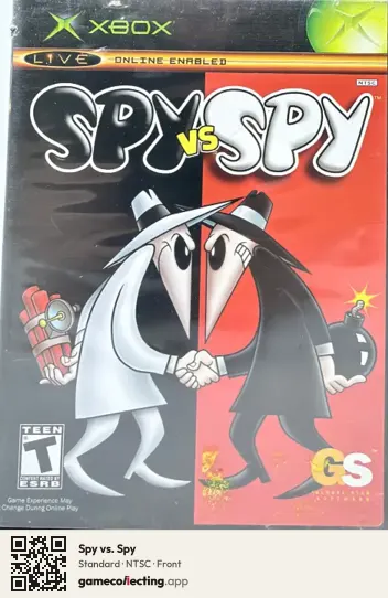 Spy vs. Spy Xbox, NTSC box front