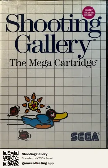 Shooting Gallery Sega Master System, NTSC box front