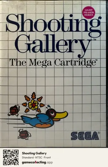 Shooting Gallery Sega Master System, NTSC box front