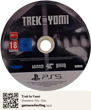 Trek to Yomi PlayStation 5, PAL disc