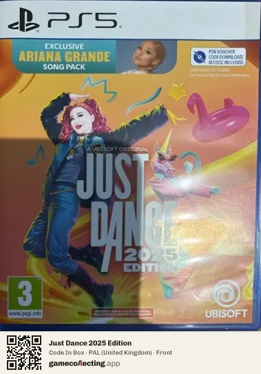 Just Dance 2025 Edition PlayStation 5, United Kingdom box front