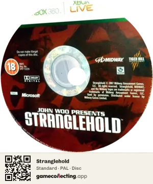 Stranglehold Xbox 360, PAL disc