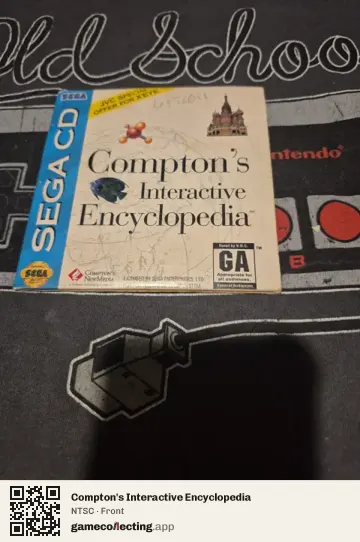 Compton's Interactive Encyclopedia Sega Mega-CD / Sega CD, NTSC box front