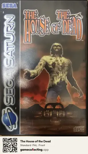 The House of the Dead Sega Saturn, PAL box front