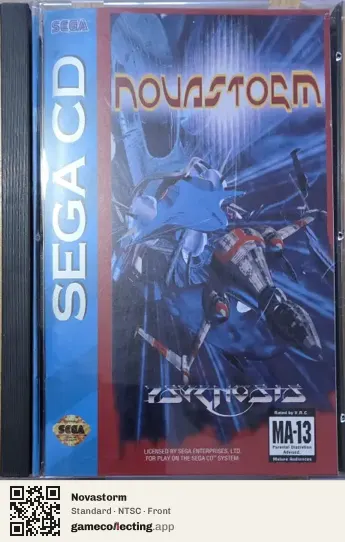 Novastorm Sega Mega-CD / Sega CD, NTSC box front