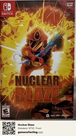 Nuclear Blaze Nintendo Switch, NTSC box front