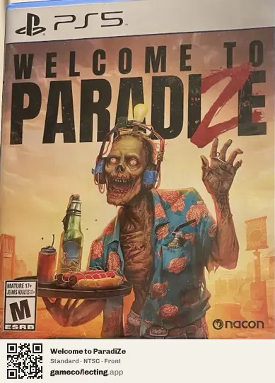 Welcome to ParadiZe PlayStation 5, NTSC box front