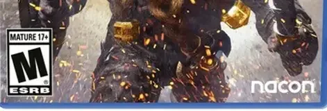 Warhammer: Chaosbane, the ESRB box on its front
