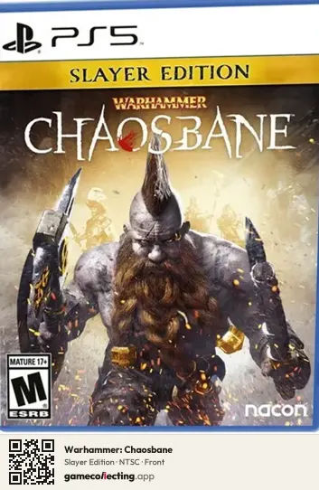 Warhammer: Chaosbane PlayStation 5, NTSC box front