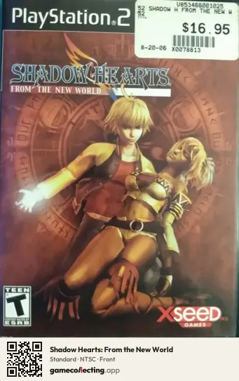 Shadow Hearts: From the New World PlayStation 2, NTSC box front