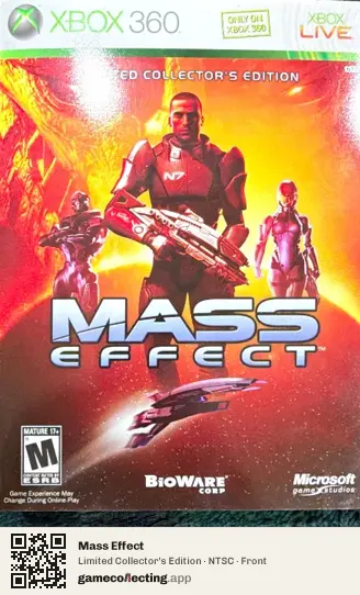 Mass Effect Xbox 360, NTSC box front