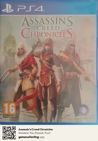 Assassin's Creed Chronicles PlayStation 4, Poland box front