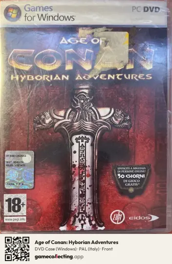 Age of Conan: Hyborian Adventures Computer, Italy box front