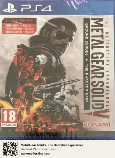 Metal Gear Solid V: The Definitive Experience PlayStation 4, France box front