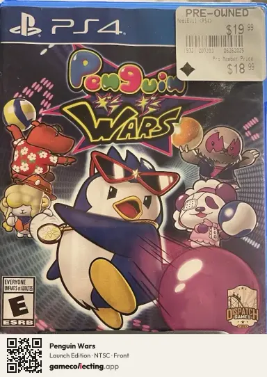 Penguin Wars PlayStation 4, NTSC box front