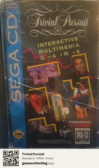 Trivial Pursuit Sega Mega-CD / Sega CD, NTSC box front