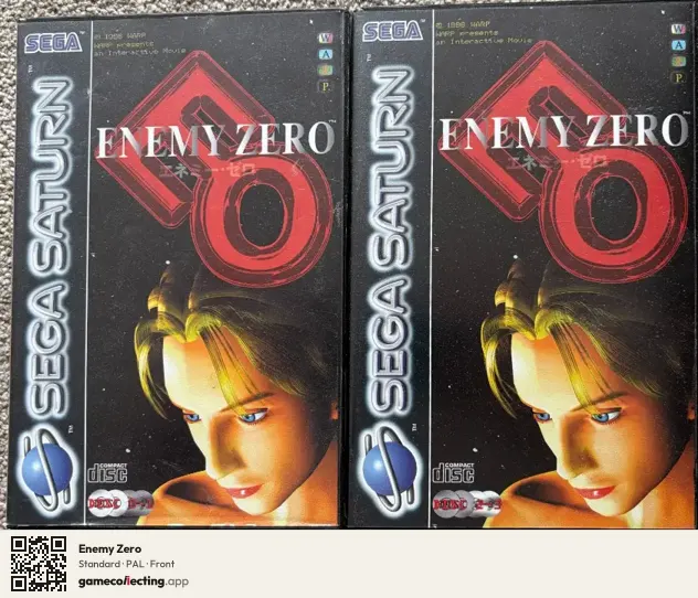 Enemy Zero Sega Saturn, PAL box front