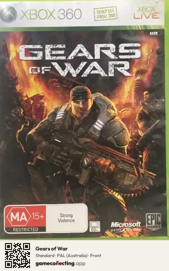 Gears of War Xbox 360, Australia box front