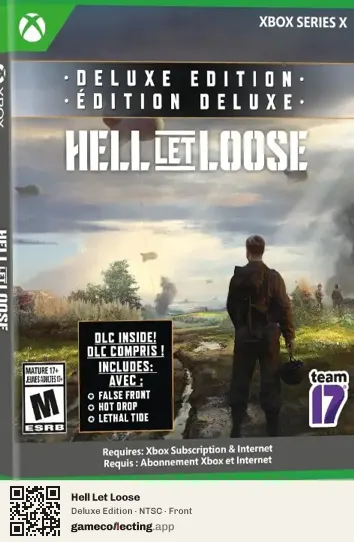 Hell Let Loose Xbox Series X, NTSC box front