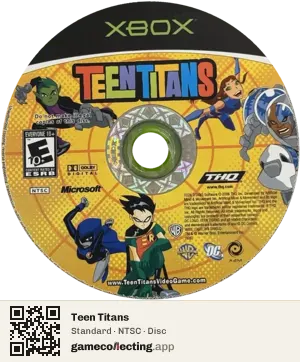 Teen Titans Xbox, NTSC disc