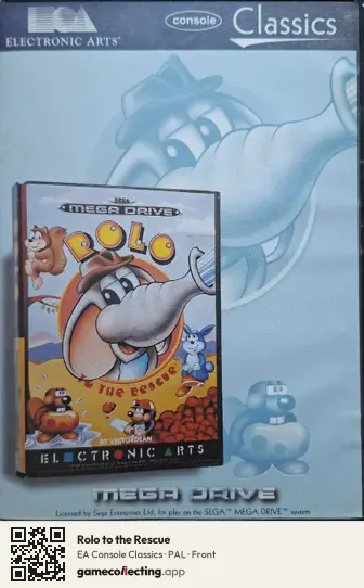 Rolo to the Rescue Sega Mega Drive / Genesis, PAL box front