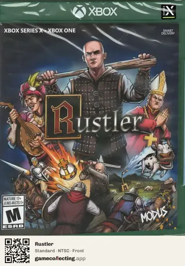 Rustler Xbox Series X, NTSC box front