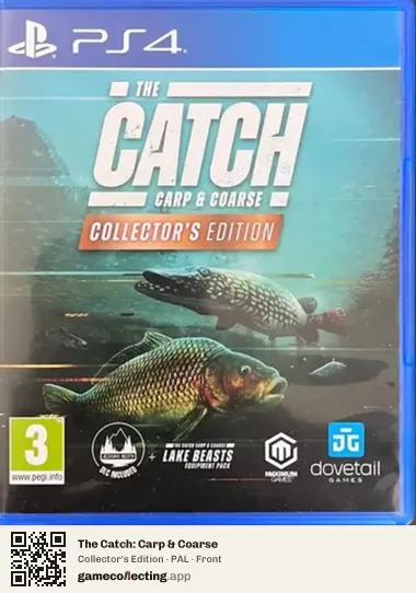 The Catch: Carp & Coarse PlayStation 4, PAL box front