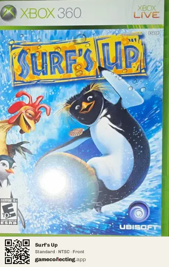 Surf's Up Xbox 360, NTSC box front