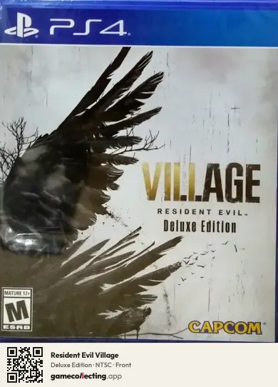 Resident Evil Village PlayStation 4, NTSC box front