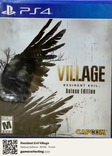 Resident Evil Village PlayStation 4, NTSC box front