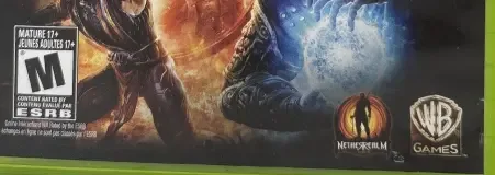 Mortal Kombat, the ESRB box on its front