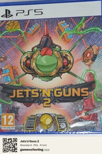 Jets'n'Guns 2 PlayStation 5, PAL box front