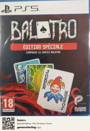 Balatro PlayStation 5, France box front