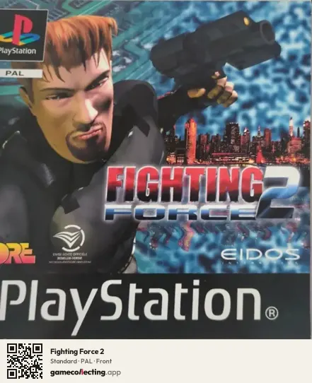 Fighting Force 2 PlayStation, PAL box front