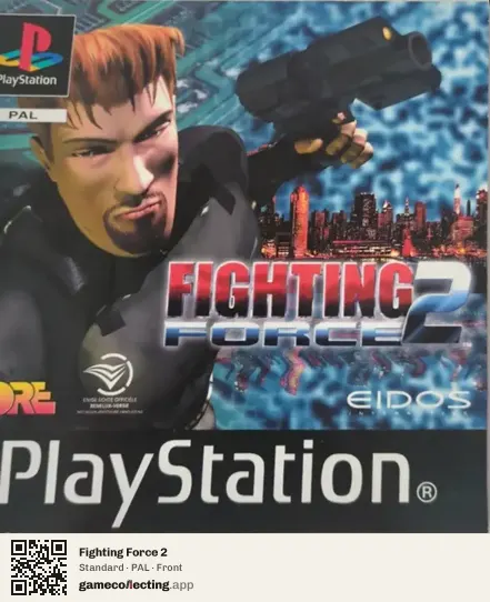 Fighting Force 2 PlayStation, PAL box front