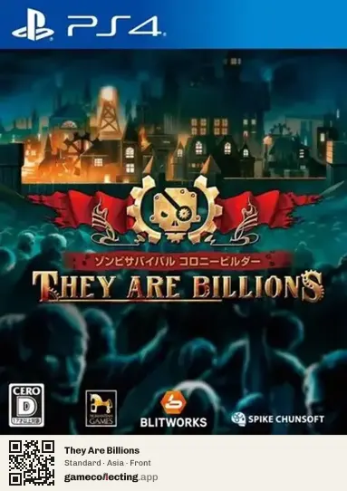 They Are Billions PlayStation 4, Asia box front