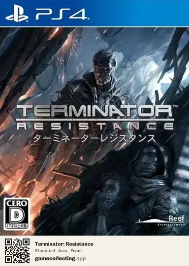 Terminator: Resistance PlayStation 4, Asia box front